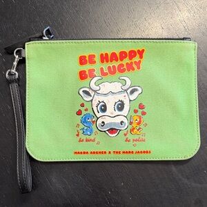 Marc Jacobs x Magda Archer Green Wristlet
